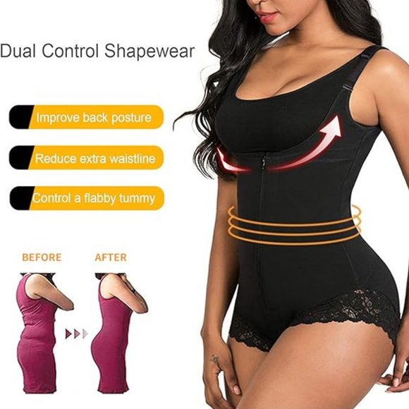 YIANNA Tummy Control 'Fajas Colombianas' Shapewear Bodysuit M *NWT* - Picture 5 of 7